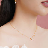 Aurea Fleurette Necklace | Made Different Co | Singapore Personalised Jewellery