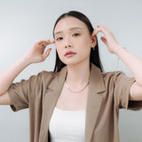 Classic Herringbone Necklace.