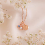 Mini Round Pendant Necklace Made Different Co.