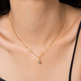 Curb Chain Necklace.