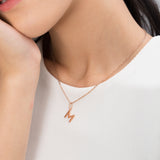 Initial Charm Pendant.
