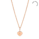 Mini Heart Pendant Necklace.