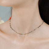 Agate Eternity Necklace.