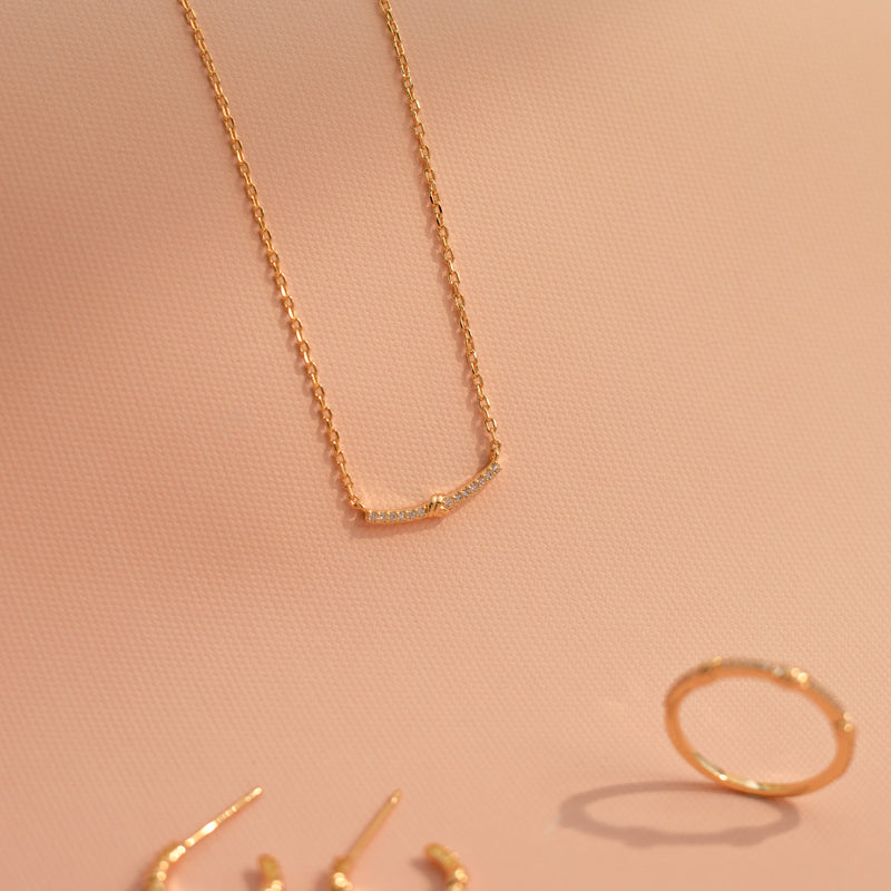 Laurette Love Knot Necklace.