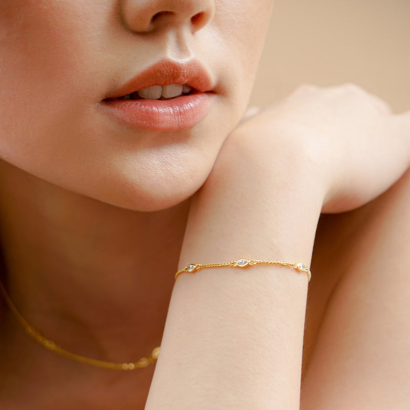 Quinn Marquise Bracelet.