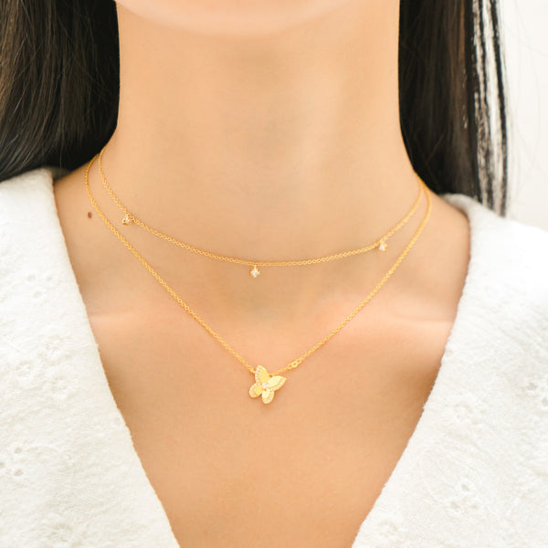 Fynella Butterfly Necklace