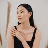 Olivine Pearl Studs.