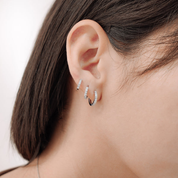 Cami Cubic Hoops | Made Different Co | Singapore Personalised Jewellery