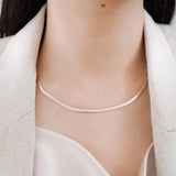 Classic Herringbone Necklace.