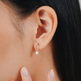 Olivine Pearl Studs.