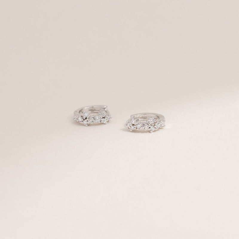 Chiara Crystal Hoops.