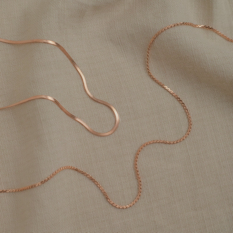 Demi Herringbone Necklace.