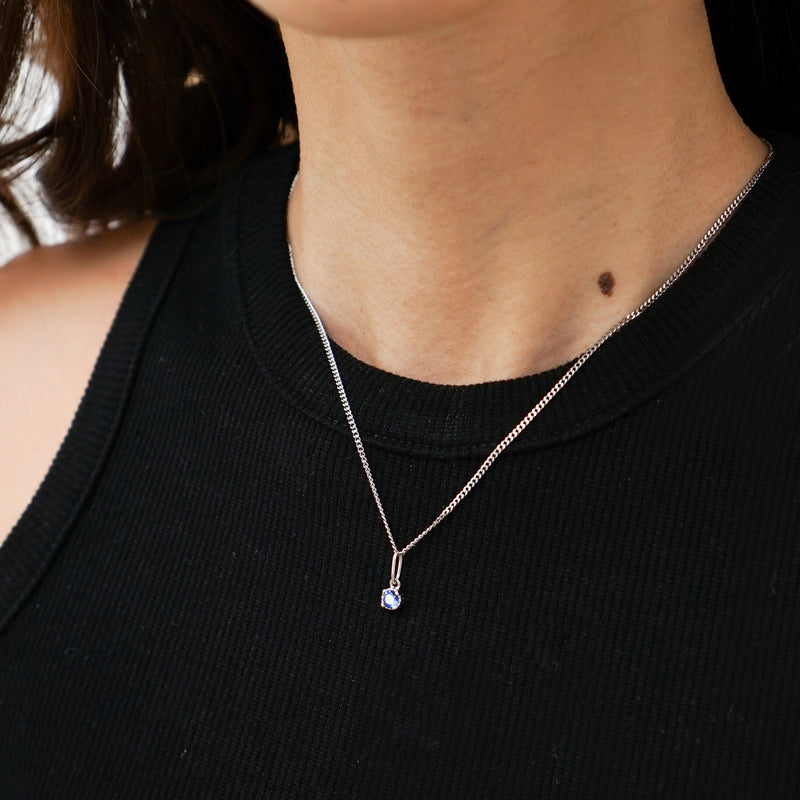 Birthstone Charm Pendant.