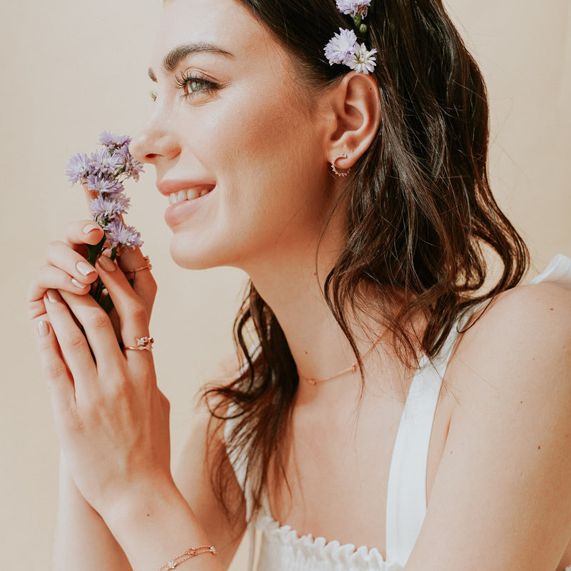 Claudette Illusion Studs.