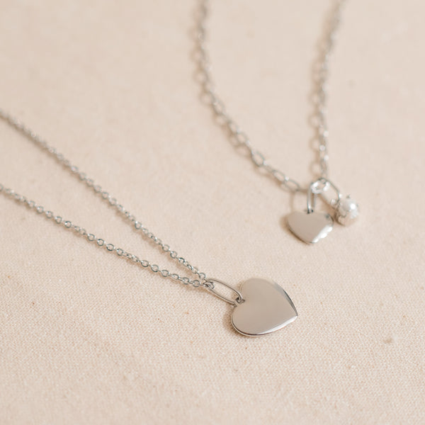 Mini Heart Pendant Necklace.