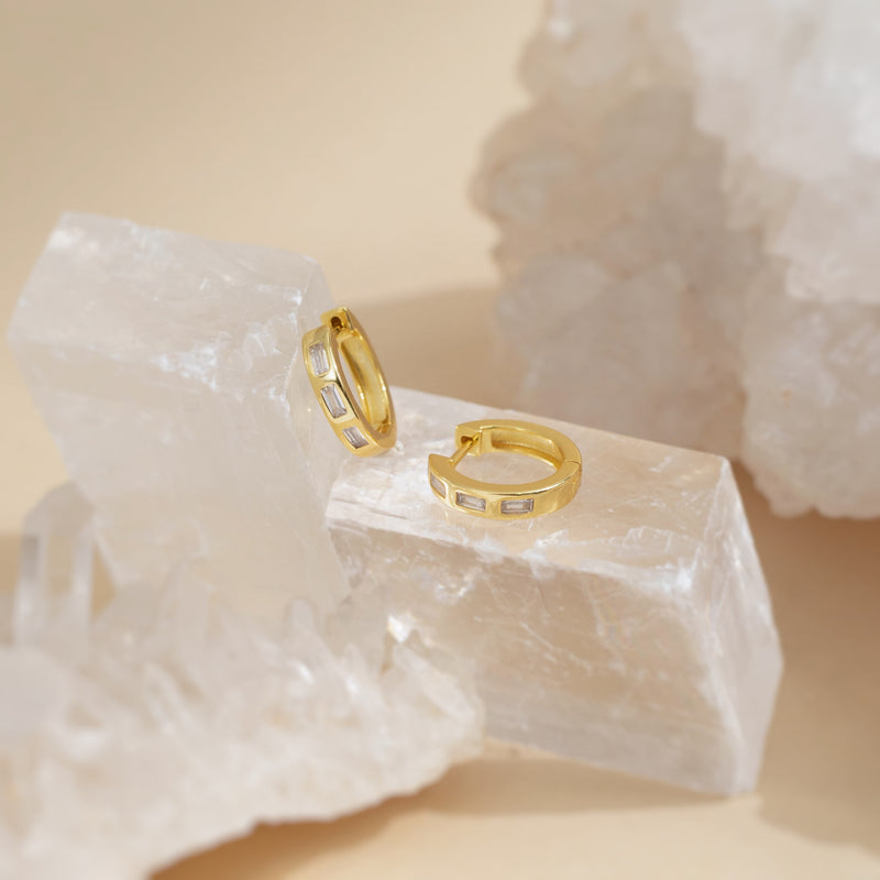Rylie Baguette Hoops.
