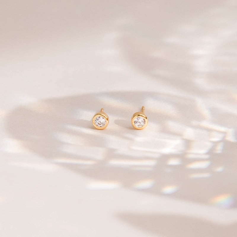 Sadie Bezel Studs.